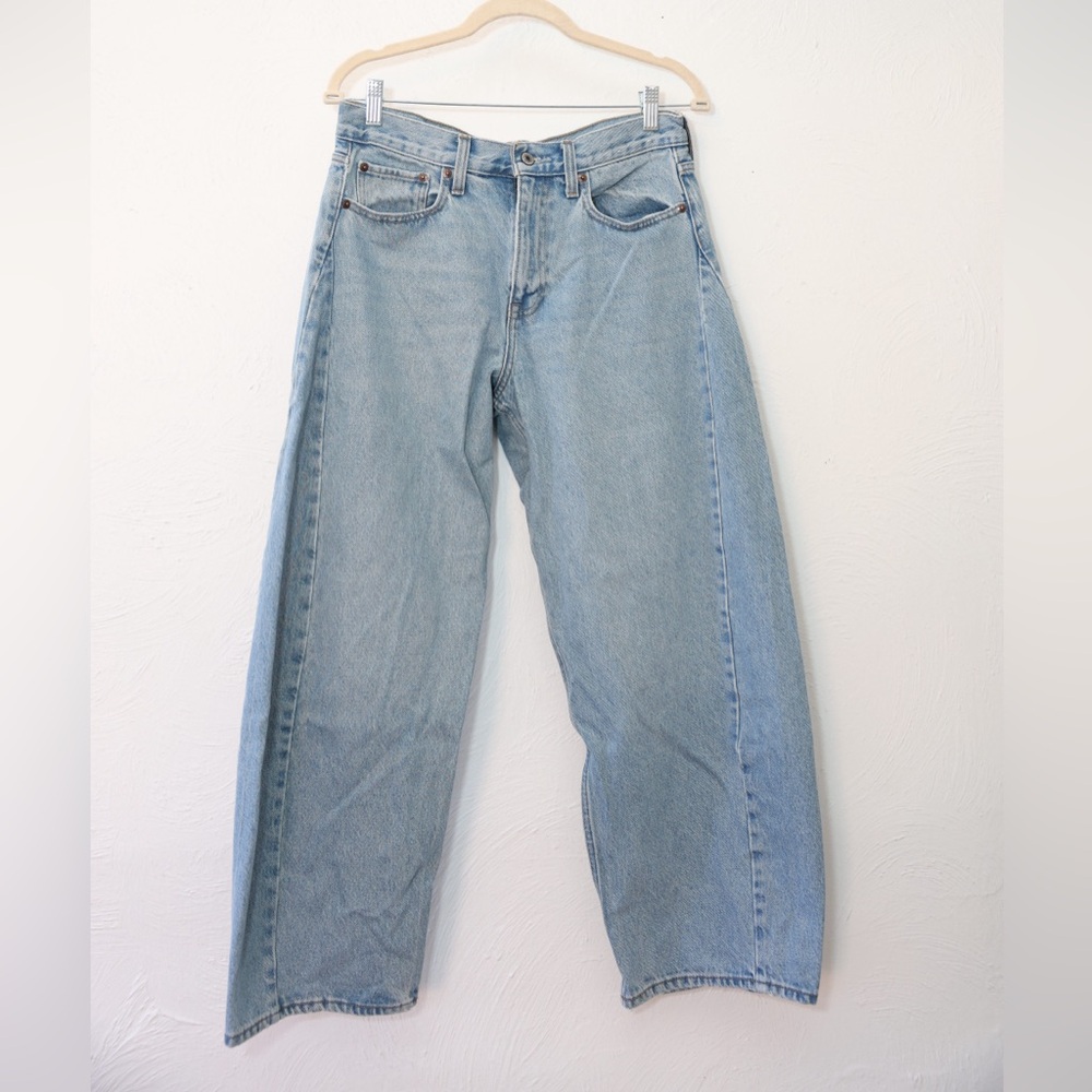 Abercrombie Mid Rise Barrel Jeans